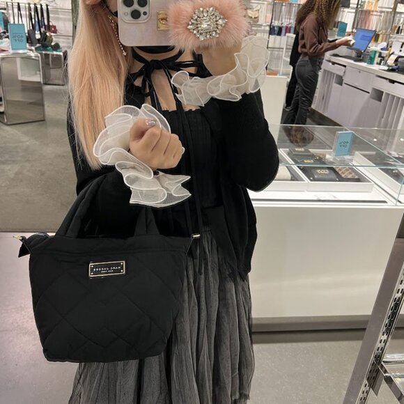 Marc Jacobs Quilted Nylon Mini Tote Black M0016681 - Picture 2 of 10